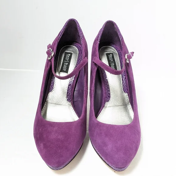 NWT White House black market suede heels - Picture 6 of 16
